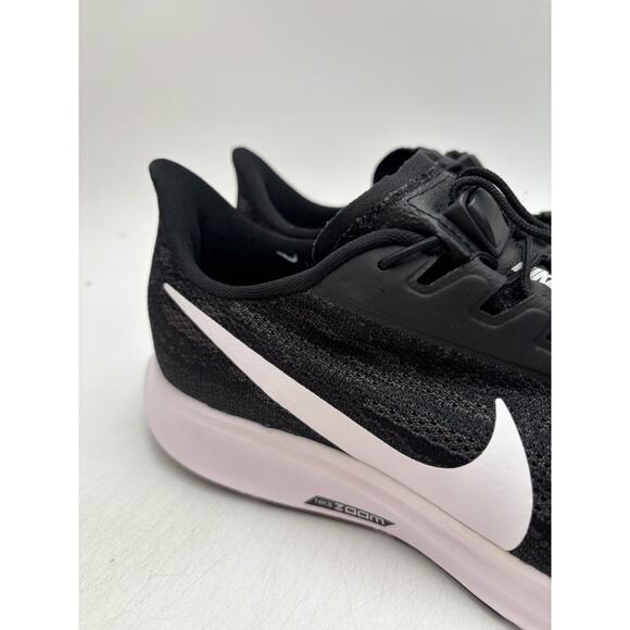 Nike AIR ZOOM PEGASUS 36 FLYEASE Women's NEW Vintage Run-Shoes Black US Size 9 - Picture 3 of 11